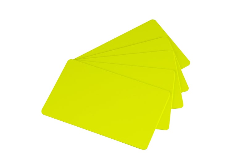 easyIDea Pack of 500 Yellow CR80 PVC Cards | 30 mil by easyIDea - Image 3